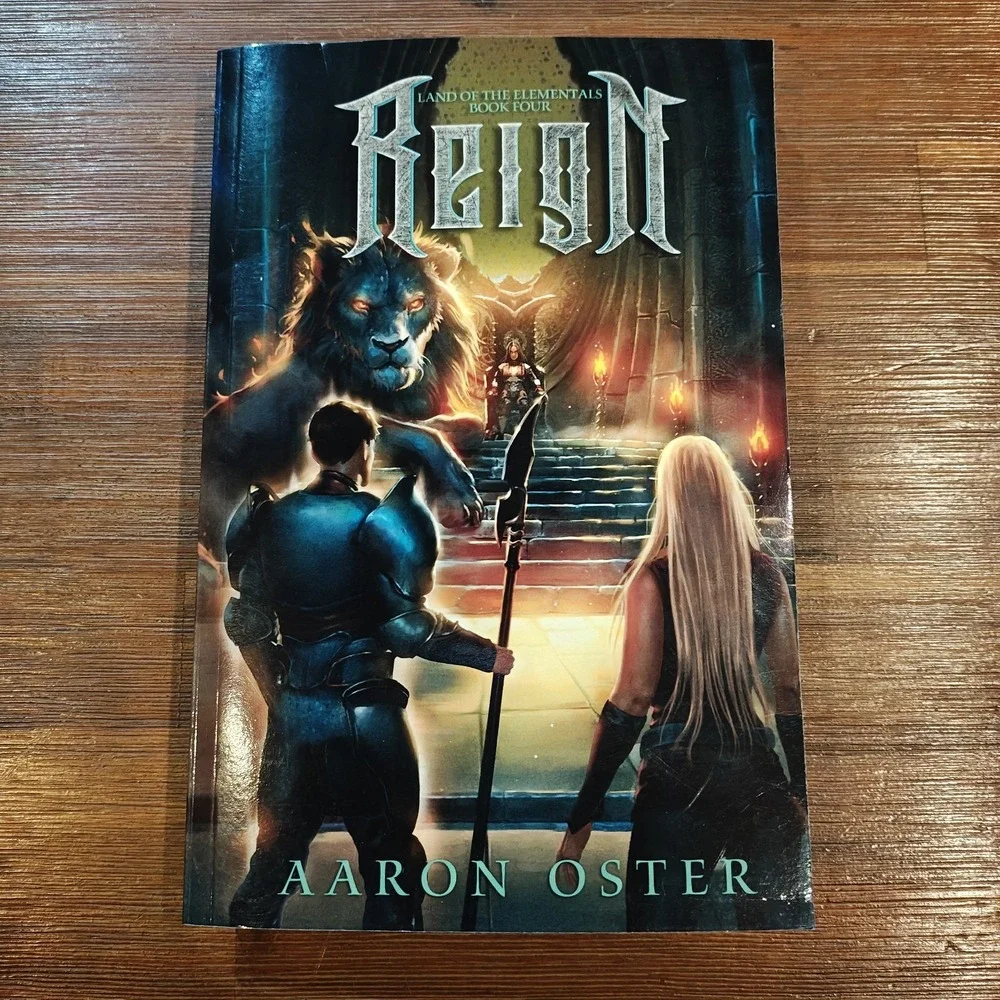 Reign by Aaron Oster Paperback‎ Book 9798507916146 Land of the Elementals book 4
